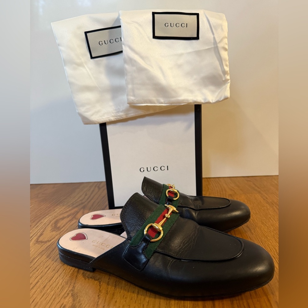 Gucci Princetown Mule with Ribbon size 38